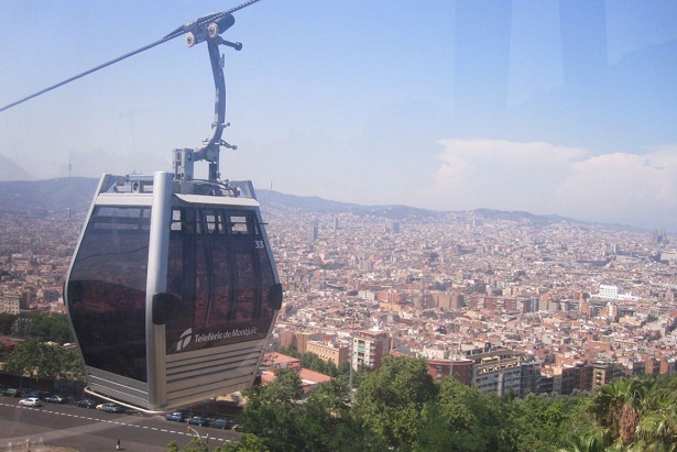 The-Montjuic-cable car