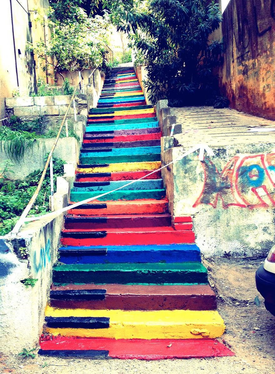 Stairs of Beirut in Lebanon