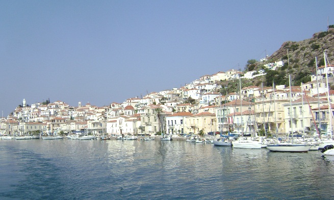 The-island-of-Poros-in-Greece