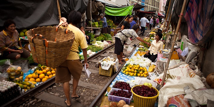 Surreal market thailand