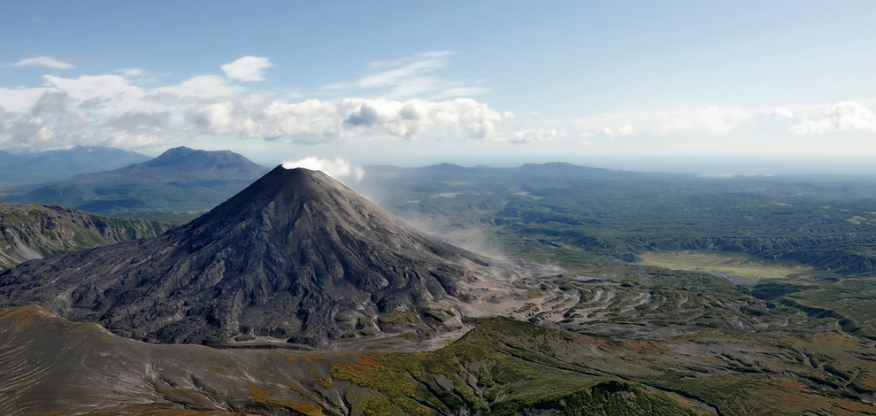 Volcanoes of Kamchatka Russia