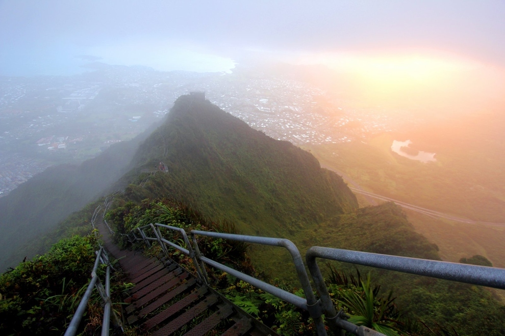 Haiku stairs in Hawaii