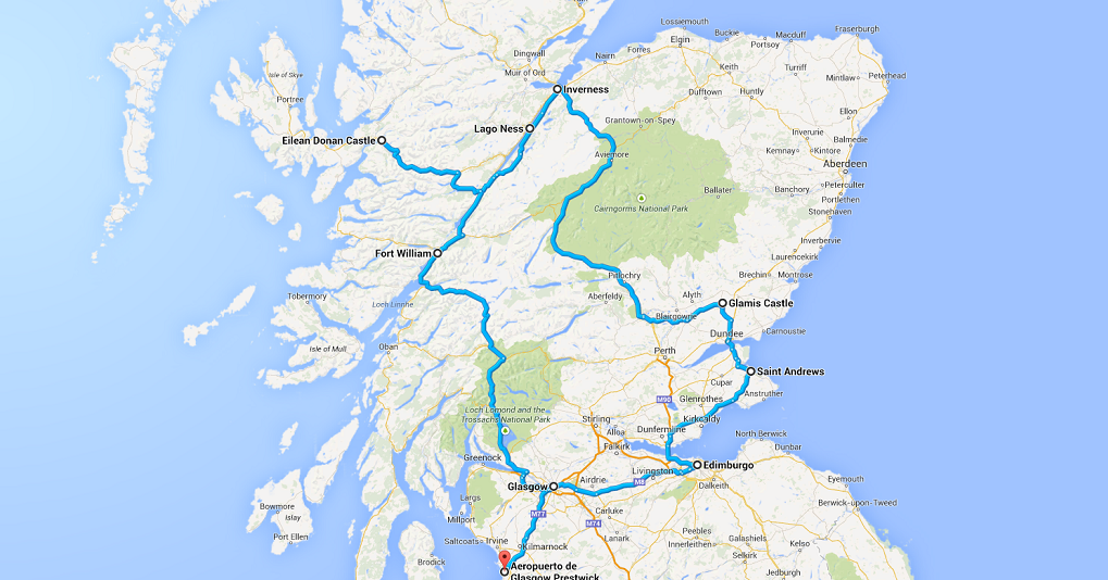 scotland itinerary