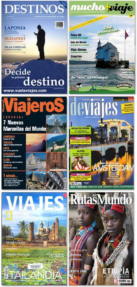 travel magazines