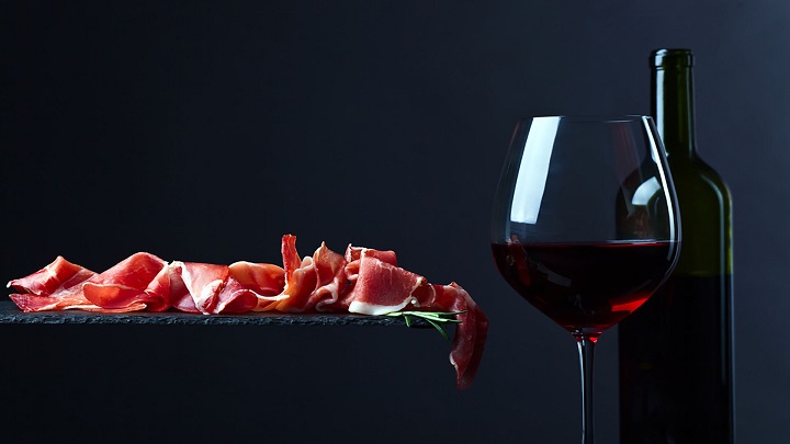 wine-and-ham